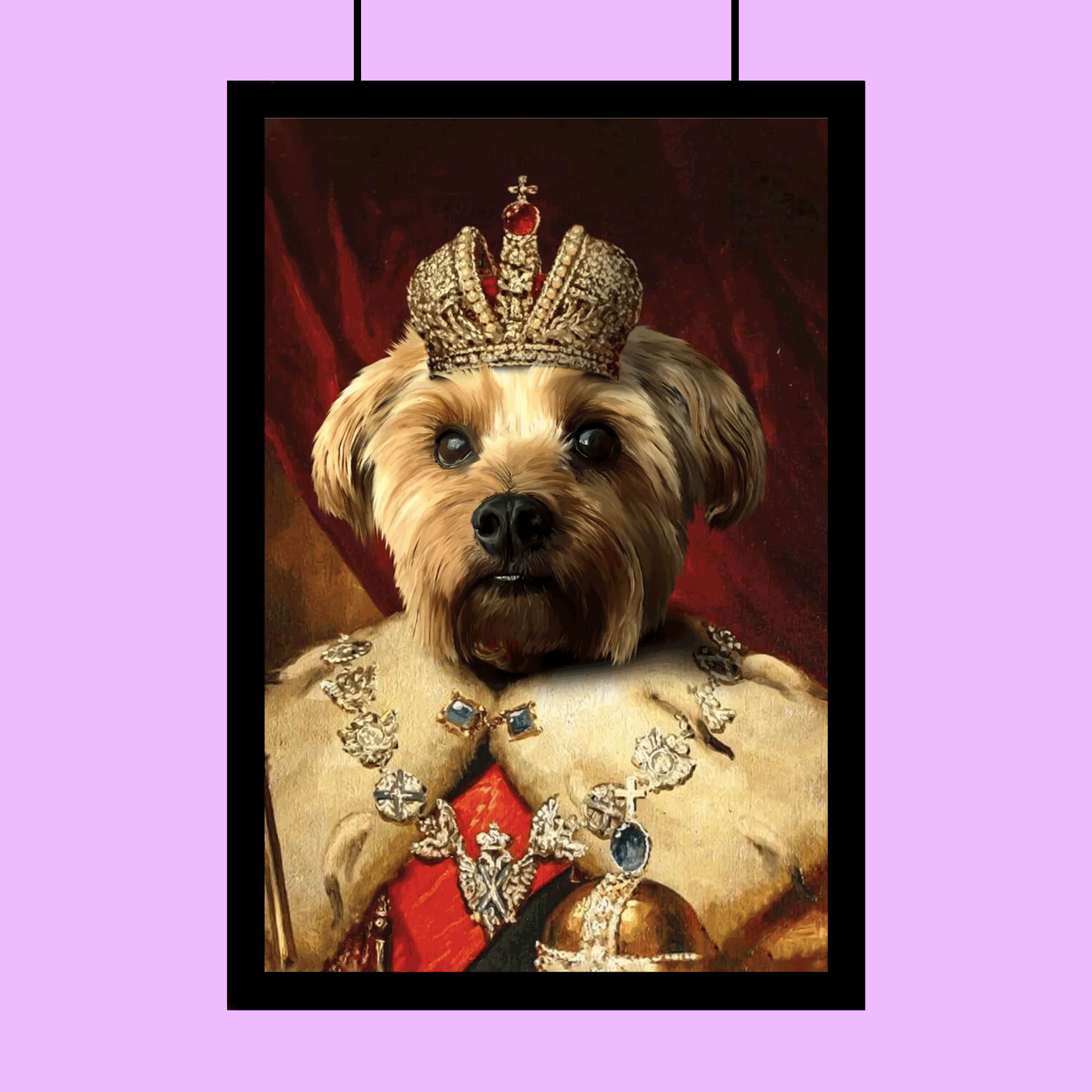 The Prince Ruler Pet - Custom Pet Portrait